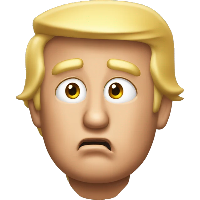 donald trump perplexed emoji