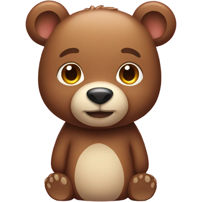 Cute bear emoji