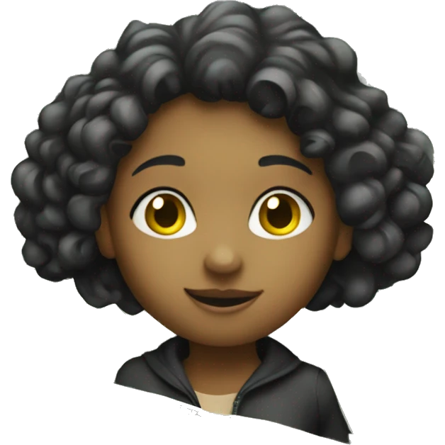 The girl with the money emoji
