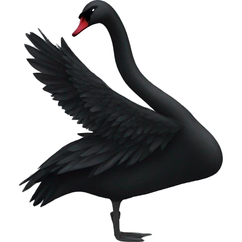 Black swan emoji emoji