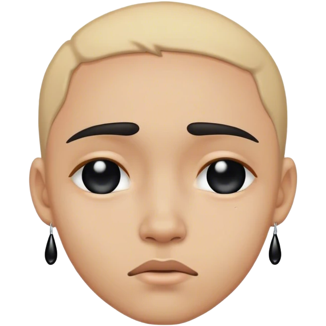 Black tears emoji