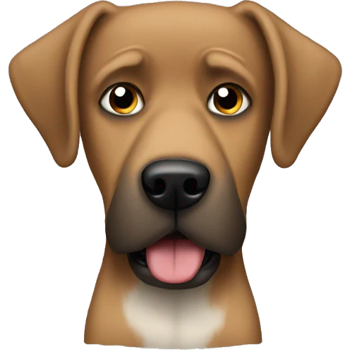 kanye west as a dog emoji