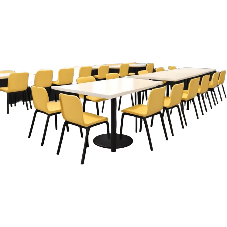 Corporate canteens as buildong emoji