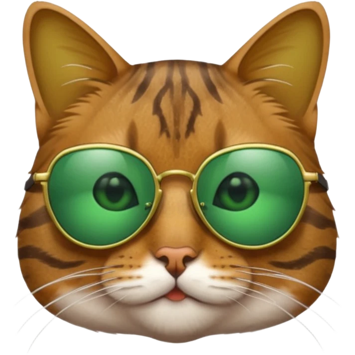 Cat wearing sunglasses emoji
