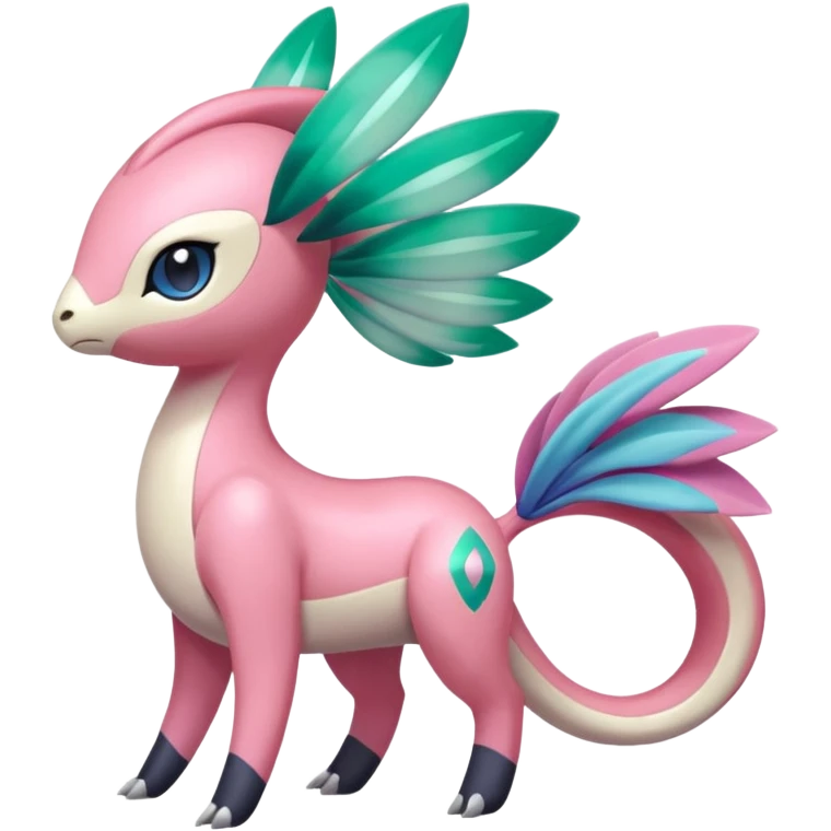  Exotic Meloetta-Palkia-Kirby-Amaura-Fakémon-creature-hybrid emoji