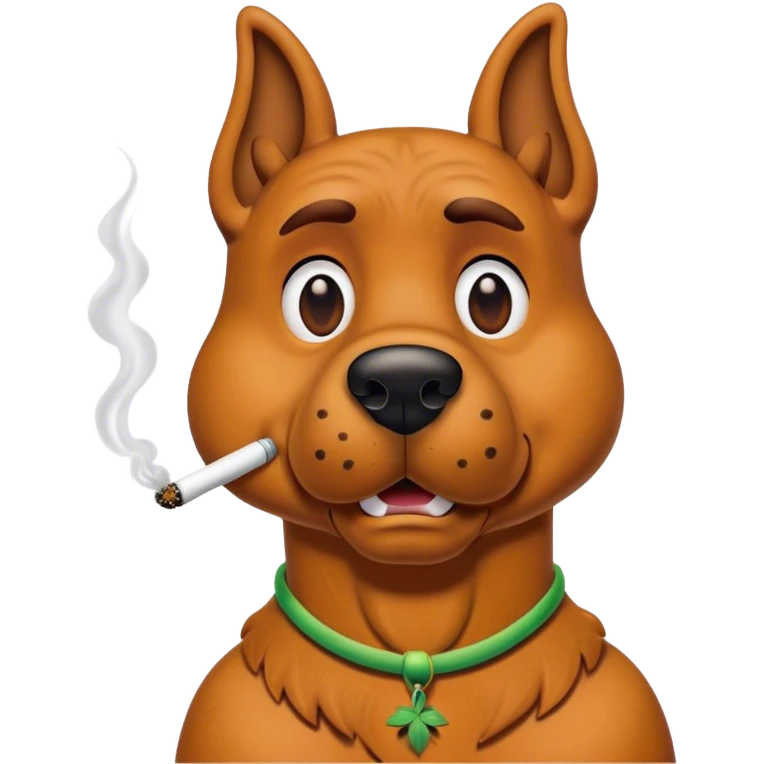 Scooby-Doo smoking weed  emoji