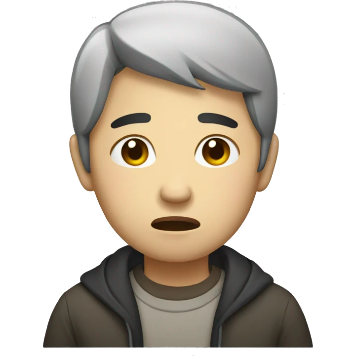 sad asian  emoji
