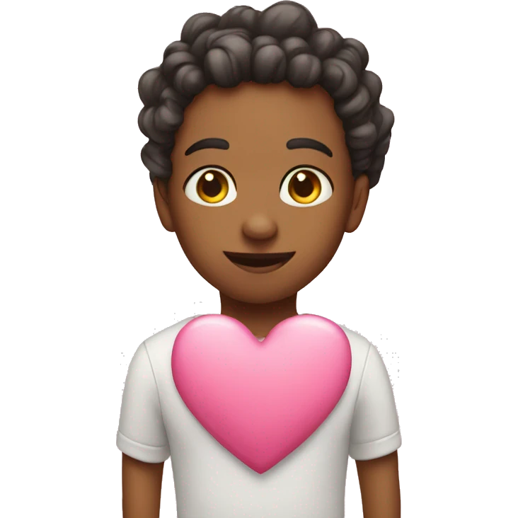 Pink heart with bow emoji