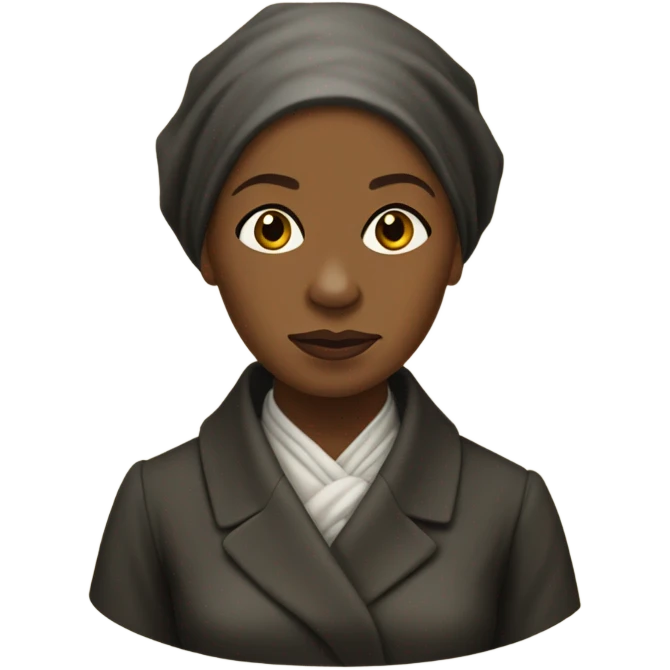 Harriet tubman and the underground railroad emoji