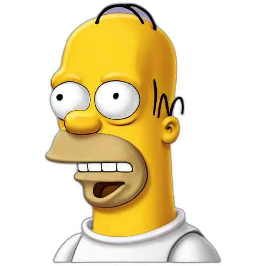 Homer simpson choqué emoji