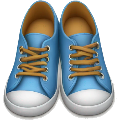 Triangle with shoes emoji