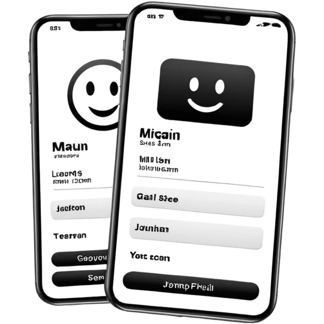 digital busniess card emoji