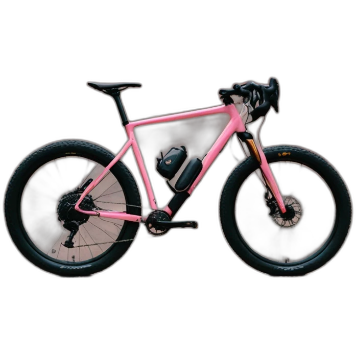Canyon grizl pink bikepacking ortlieb emoji