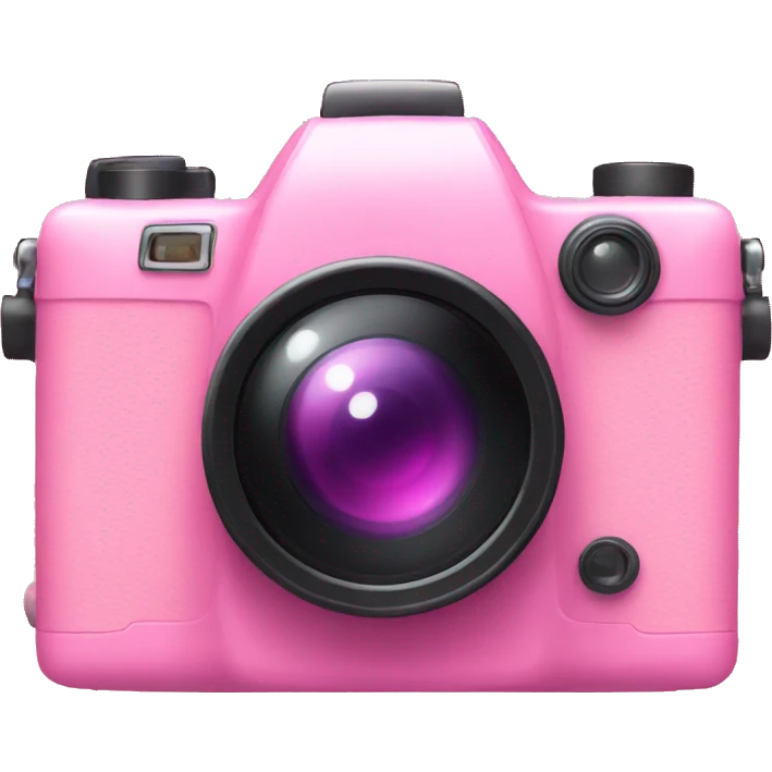 Pink camera  emoji