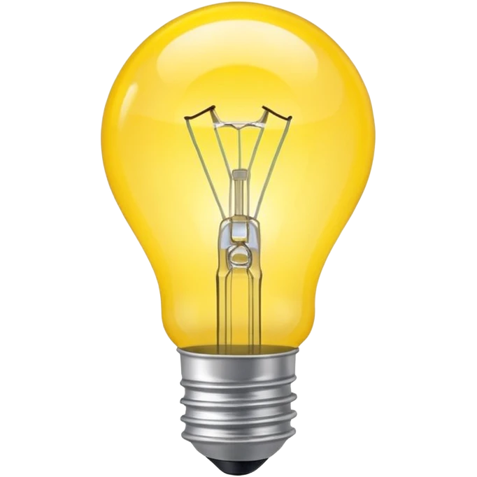 bright idea bulb emoji