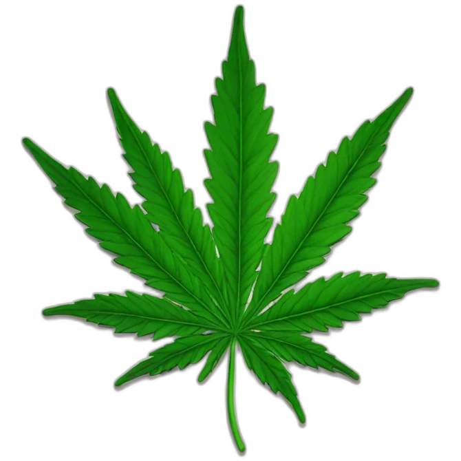 cannabis leave emoji