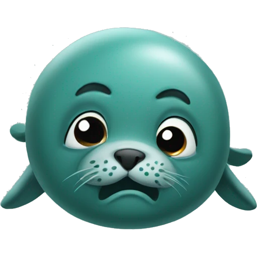 teal seal dizzy confused ordeal emoji