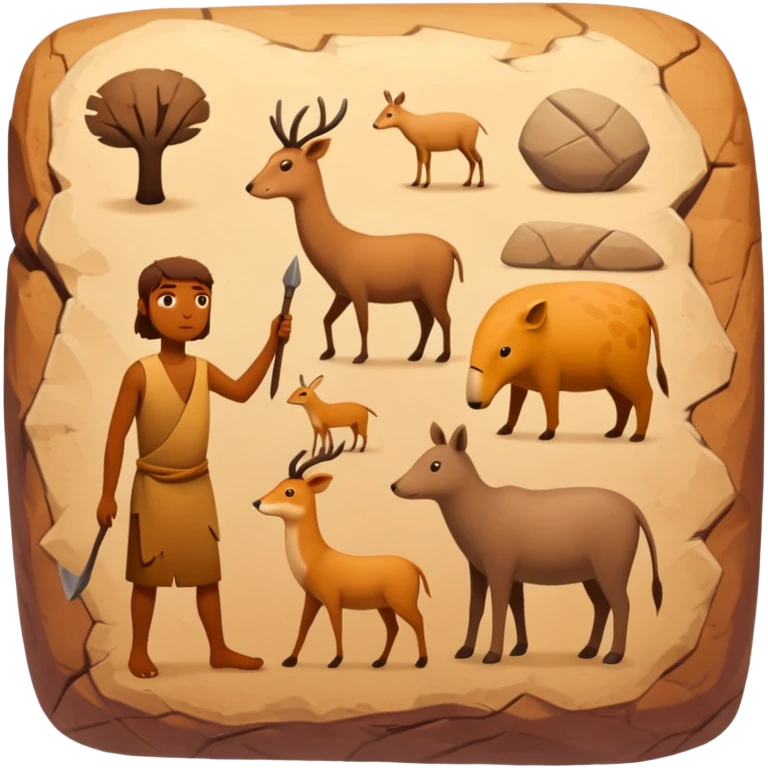 stone age cave art emoji