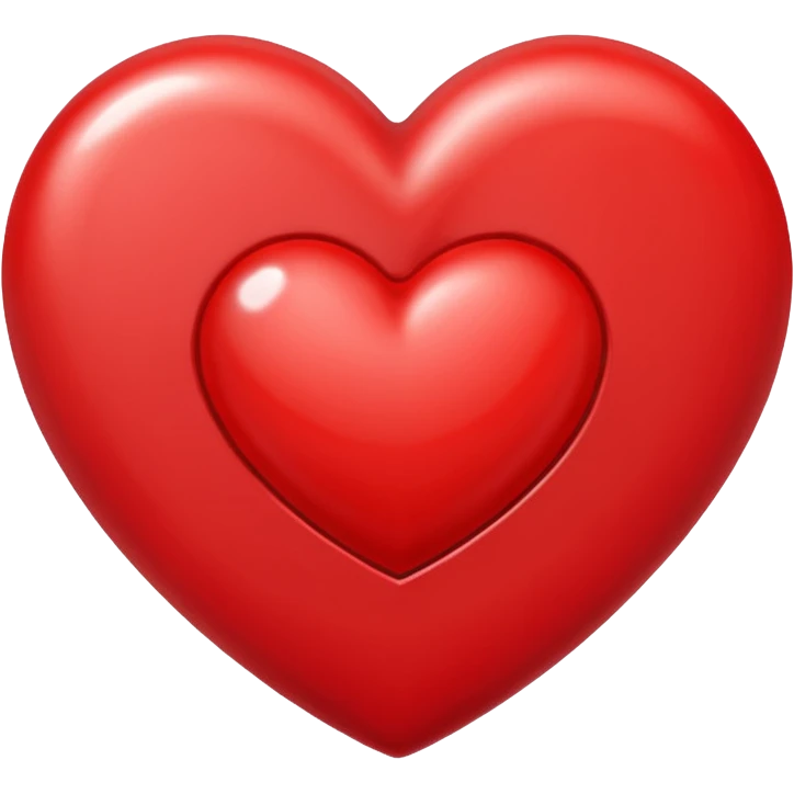 Heart with the letter L in the middle. emoji