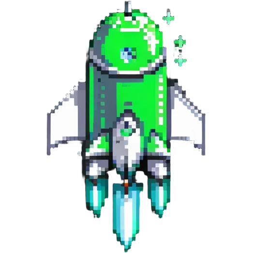 Green check mark with a rocket ship next to it, signifying a successful deployment emoji