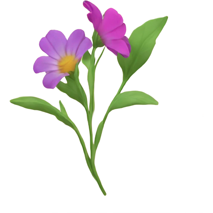 flowers pressing in a book  emoji