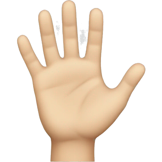 hand wave emoji