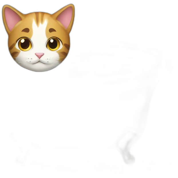 Bathing cat emoji