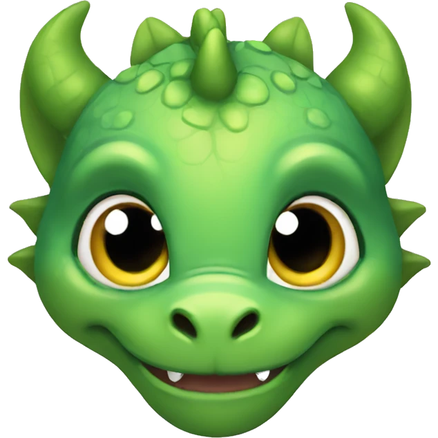 Baby dragon face emoji
