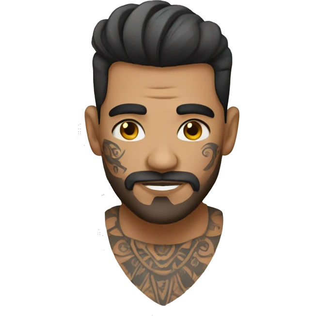 Hombre tatuado emoji
