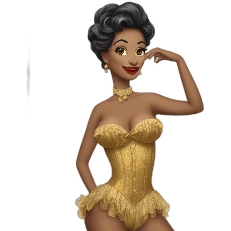 Burlesque dánceme emoji
