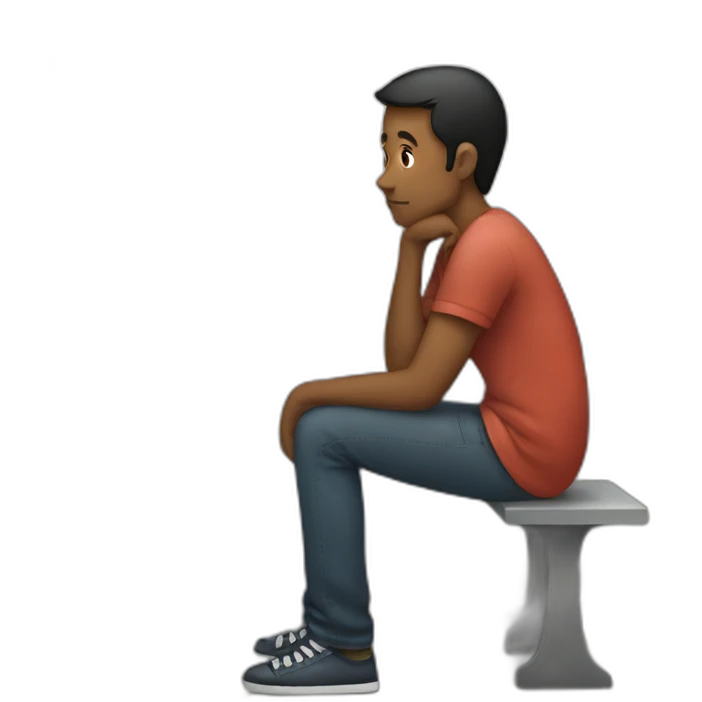 someone waiting emoji