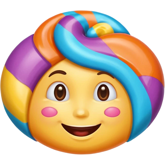 single charactarized personified candy sweet treat emoji