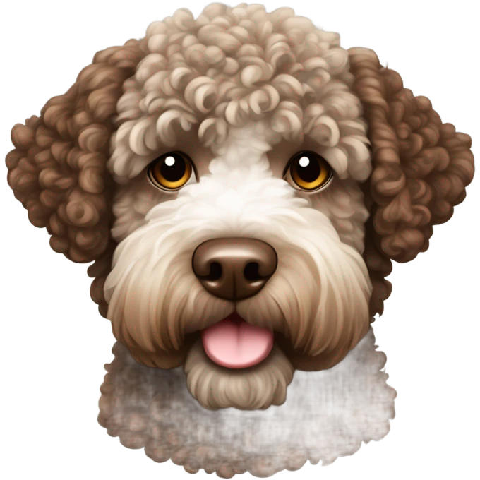 Lagotto romangnolo brown emoji