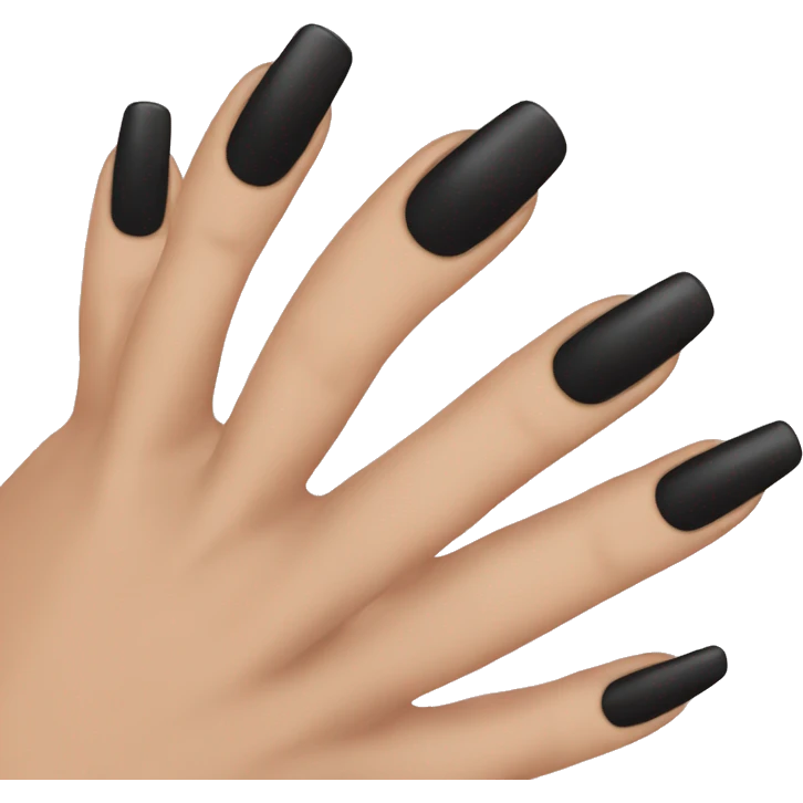 Black nails emoji