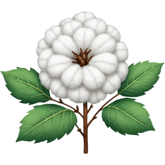 Cotton plant emoji