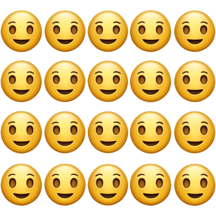 Modern and stylish emoji designed from AI symbol with shiny gold color emoji