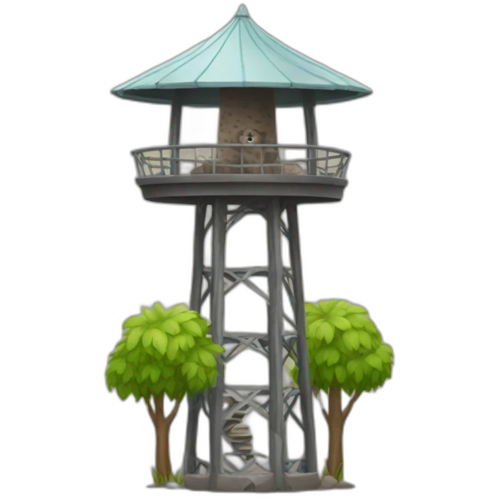 Zoo tower Canon emoji