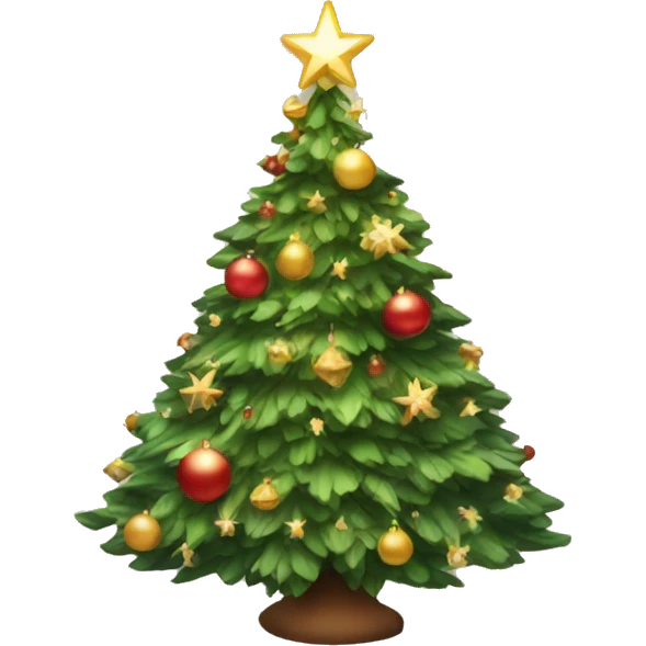 Aesthetic Christmas tree  emoji
