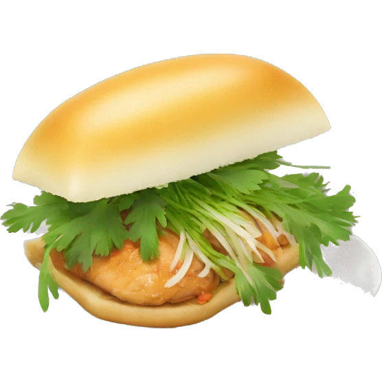 banh chicken coriander mi emoji