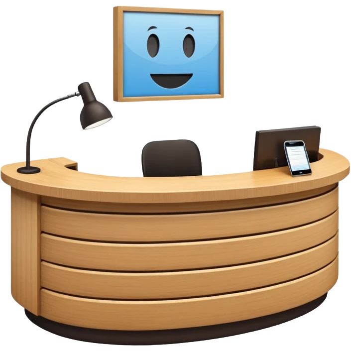 Reception desk
 emoji