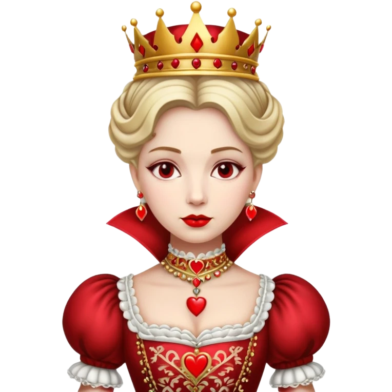 Queen of hearts emoji