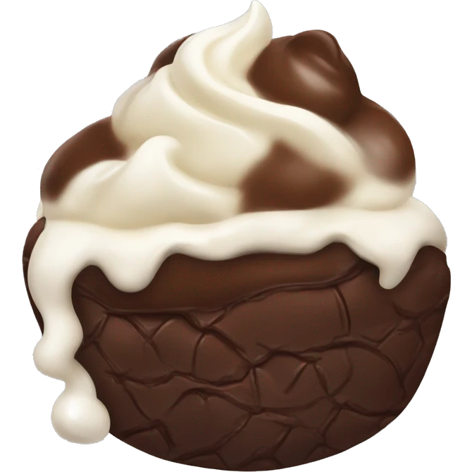Chocolat hot with cream  emoji
