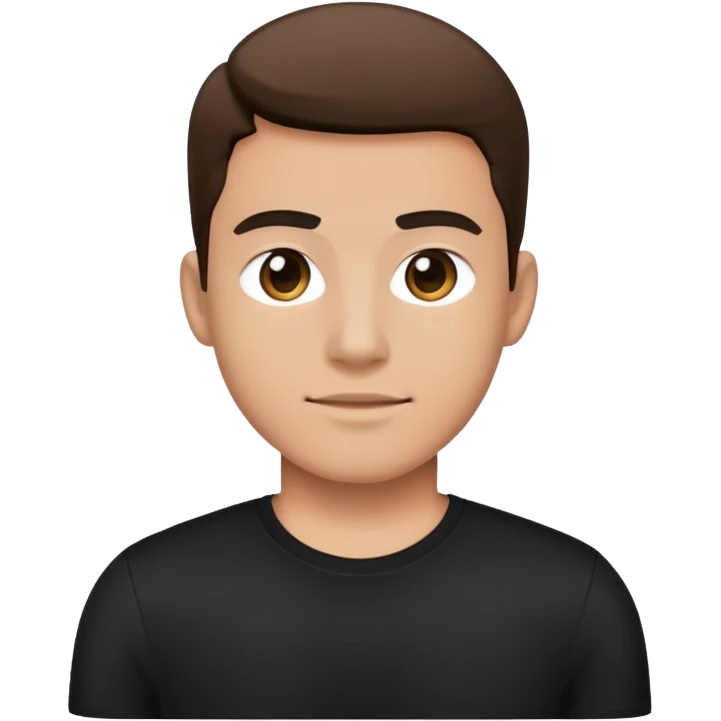 tech bro black shirt emoji