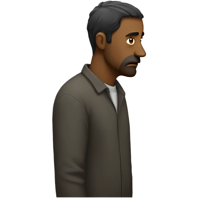 Sad man emoji