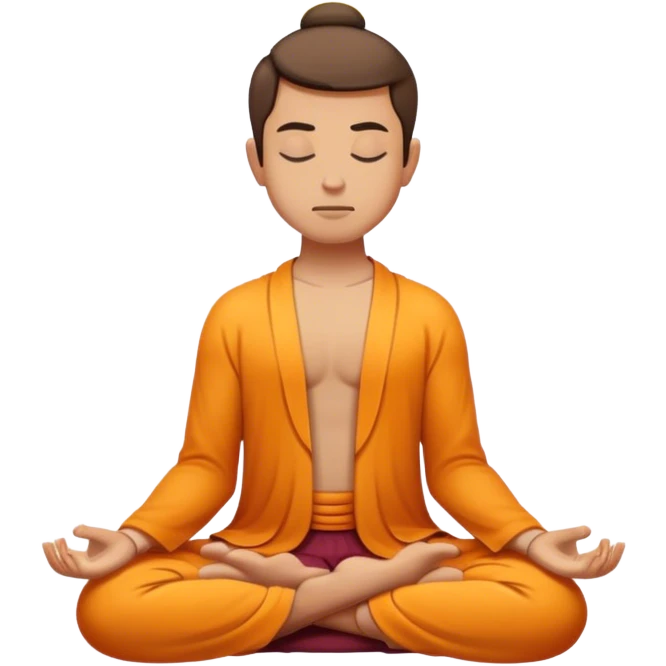 meditating emoji