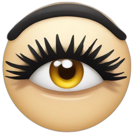 Eyelash emoji