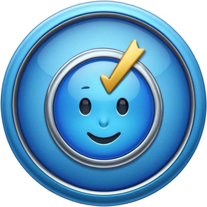 Create a verified tick badge for me emoji