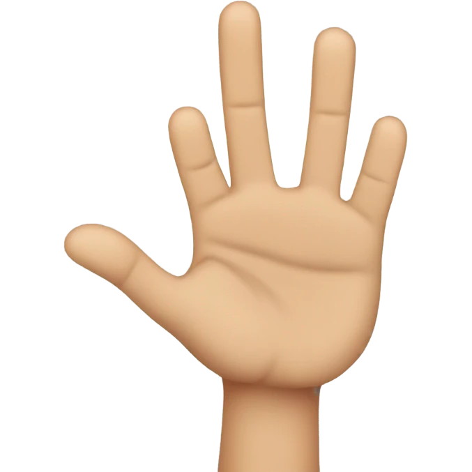 3 fingers  emoji