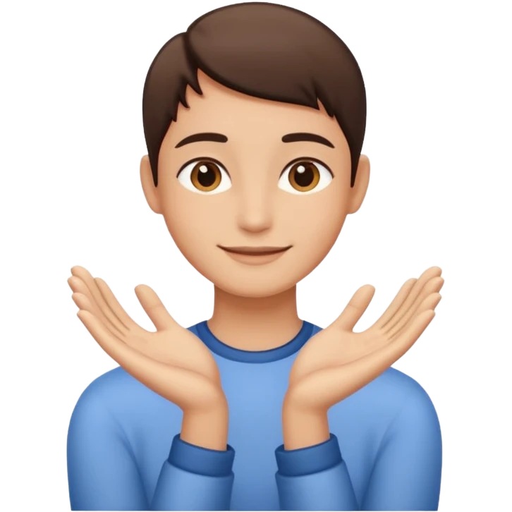 silence in the palms  emoji