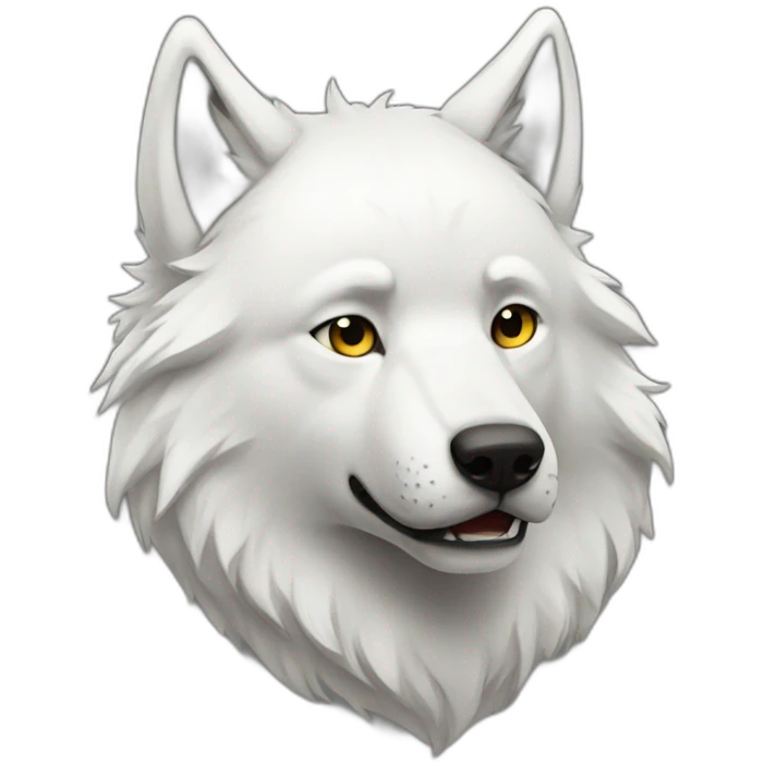 Whitewolf emoji